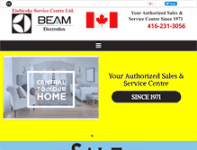 Tablet Screenshot of etobicokeservicecentre.com
